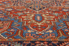 8 x 11 - Red Antique Persian Heriz Rug - 79663