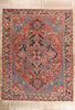 9 x 12 - Red Antique Persian Heriz Rug - 79665