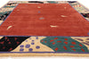 9 x 12 - Red Vintage Tibetan Rug - 79666