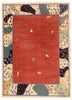 9 x 12 - Red Vintage Tibetan Rug - 79666
