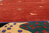 9 x 10 - Red Vintage Tibetan Rug - 79667