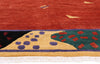 9 x 10 - Red Vintage Tibetan Rug - 79667