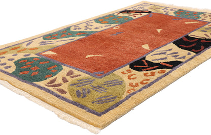 3 x 5 - Rust Vintage Tibetan Rug - 79668