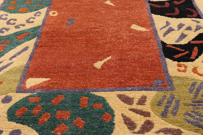 3 x 5 - Rust Vintage Tibetan Rug - 79668