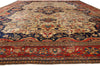 14 x 19 - Beige Antique Persian Kashan Rug - 79670