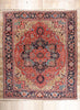 13 x 16 - Red Antique Persian Heriz Rug - 79675