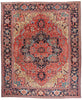 13 x 16 - Red Antique Persian Heriz Rug - 79675
