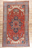 11 x 19 - Red Antique Persian Serapi Rug - 79676