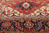 12 x 18 - Red Antique Persian Serapi Rug - 79677