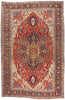 12 x 18 - Red Antique Persian Serapi Rug - 79677