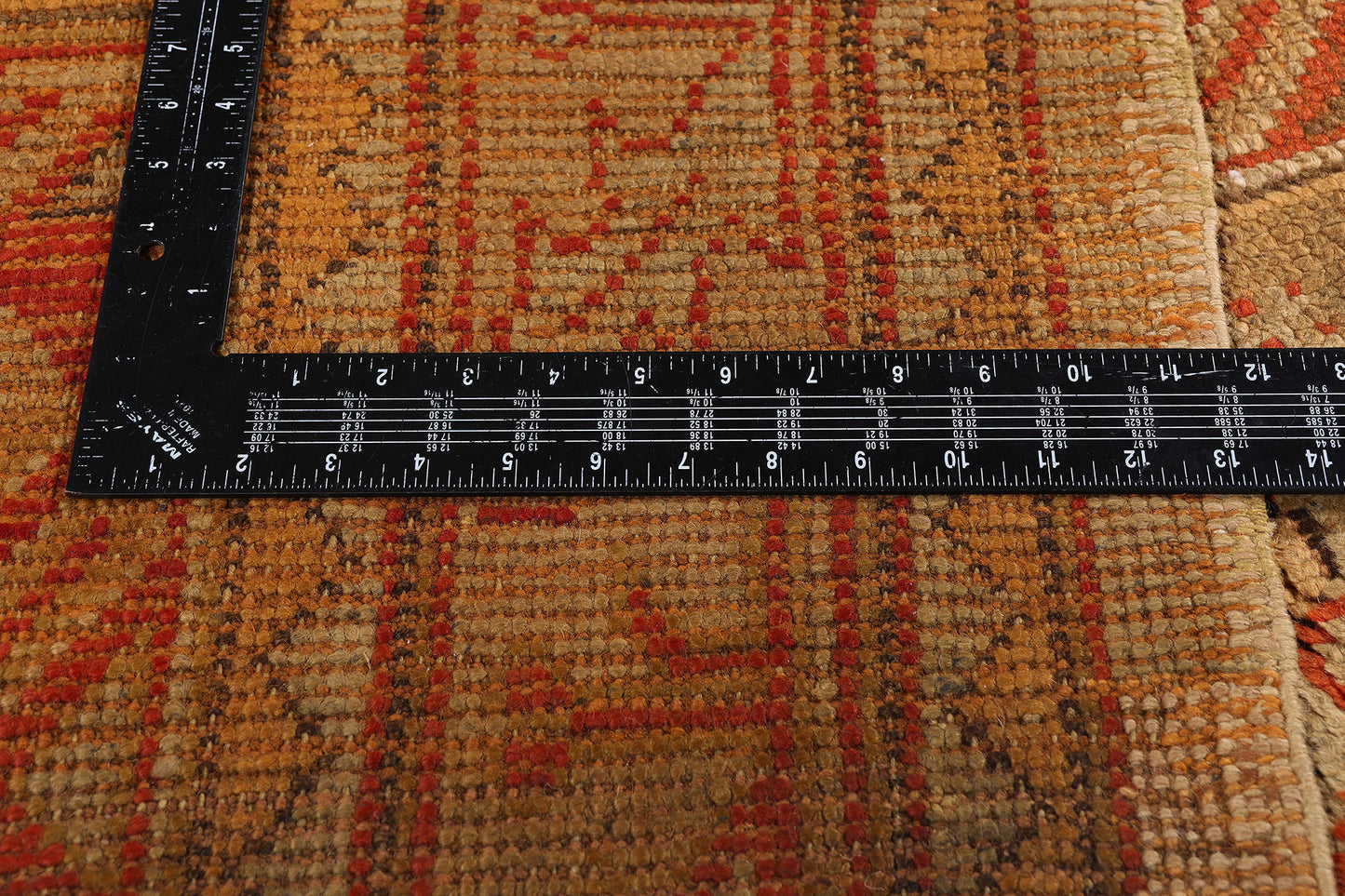 11 x 19 - Red Antique Turkish Oushak Rug - 79683