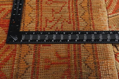 11 x 19 - Red Antique Turkish Oushak Rug - 79683