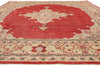 10 x 13 - Red Antique Turkish Oushak Rug - 79684