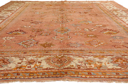 11 x 15 - Rust Antique Turkish Oushak Rug - 79685