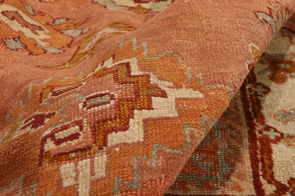 11 x 15 - Rust Antique Turkish Oushak Rug - 79685