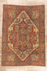 9 x 13 - Ivory Antique Persian Serapi Rug - 79686