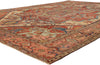 9 x 13 - Ivory Antique Persian Serapi Rug - 79686