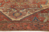 9 x 13 - Ivory Antique Persian Serapi Rug - 79686
