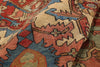 9 x 13 - Ivory Antique Persian Serapi Rug - 79686