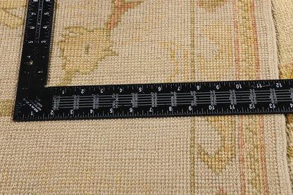 11 x 15 - Tan Vintage Turkish Oushak Rug - 79688