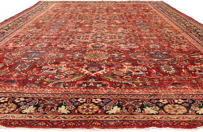 11 x 17 Red Antique Persian Mahal Rug 79689
