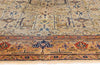 9 x 11 - Beige Antique Persian Tabriz Rug - 79690