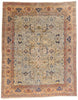9 x 11 - Beige Antique Persian Tabriz Rug - 79690