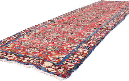 3 x 12 - Red Antique Persian Mashhad Rug - 79691