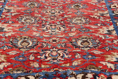 3 x 12 - Red Antique Persian Mashhad Rug - 79691