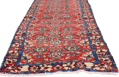 3 x 12 - Red Antique Persian Mashhad Rug - 79691