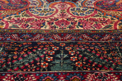 12 x 17 - Ivory Antique Persian Yazd Rug - 79693