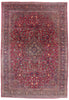 11 x 16 - Red Antique Persian Kashan Rug - 79694