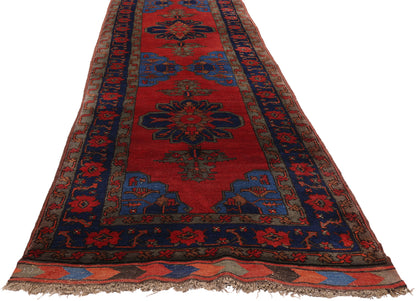 3 x 30 - Red Antique Afghan Turkoman Rug - 79696