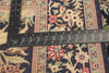 5 x 7 - Navy Blue Vintage Persian Tabriz Rug - 79697