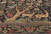 5 x 7 - Navy Blue Vintage Persian Tabriz Rug - 79697