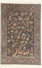 5 x 7 - Navy Blue Vintage Persian Tabriz Rug - 79697
