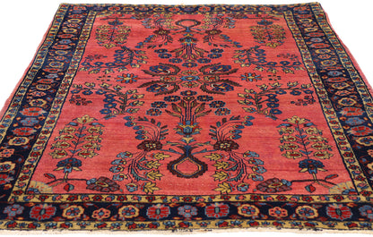 3 x 5 - Red Antique Persian Sarouk Rug - 79699