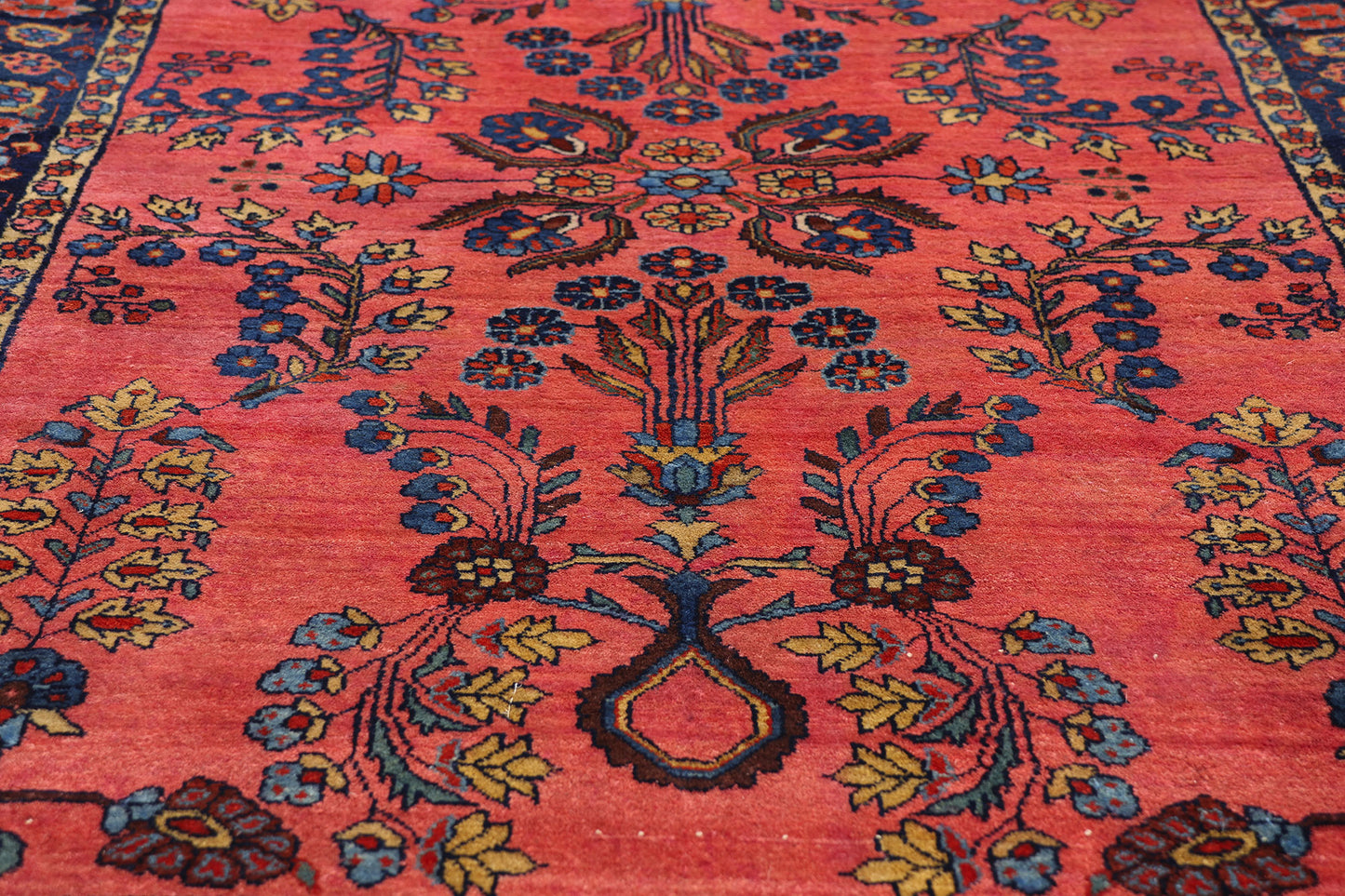 3 x 5 - Red Antique Persian Sarouk Rug - 79699