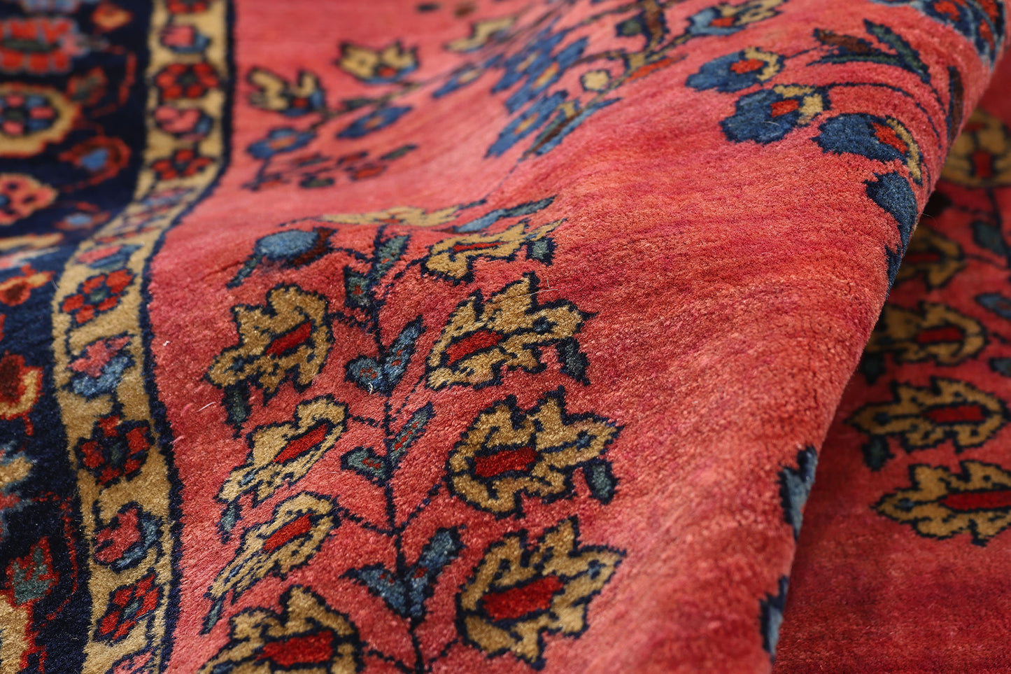 3 x 5 - Red Antique Persian Sarouk Rug - 79699