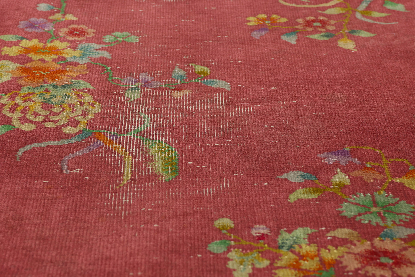 2 x 3 - Red Antique Chinese Art Deco Rug - 79700