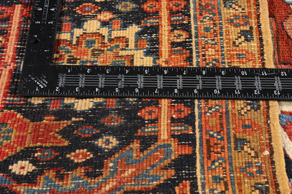 10 x 14 - Red Antique Persian Heriz Rug - 79704