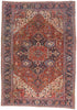 10 x 14 - Red Antique Persian Heriz Rug - 79704