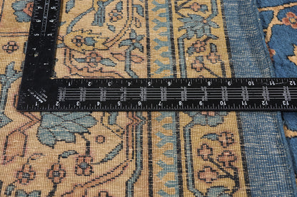 11 x 23 - Blue Antique Indian Agra Rug - 79705