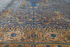 11 x 23 - Blue Antique Indian Agra Rug - 79705