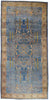 11 x 23 - Blue Antique Indian Agra Rug - 79705