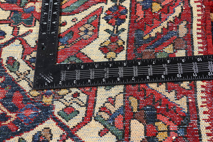 14 x 23 - Red Antique Persian Bakhtiari Rug - 79706