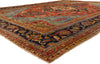13 x 16 - Red Vintage Persian Heriz Rug - 79709