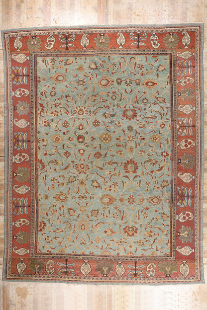 15 x 20 - Blue Antique Persian Sultanabad Rug - 79710