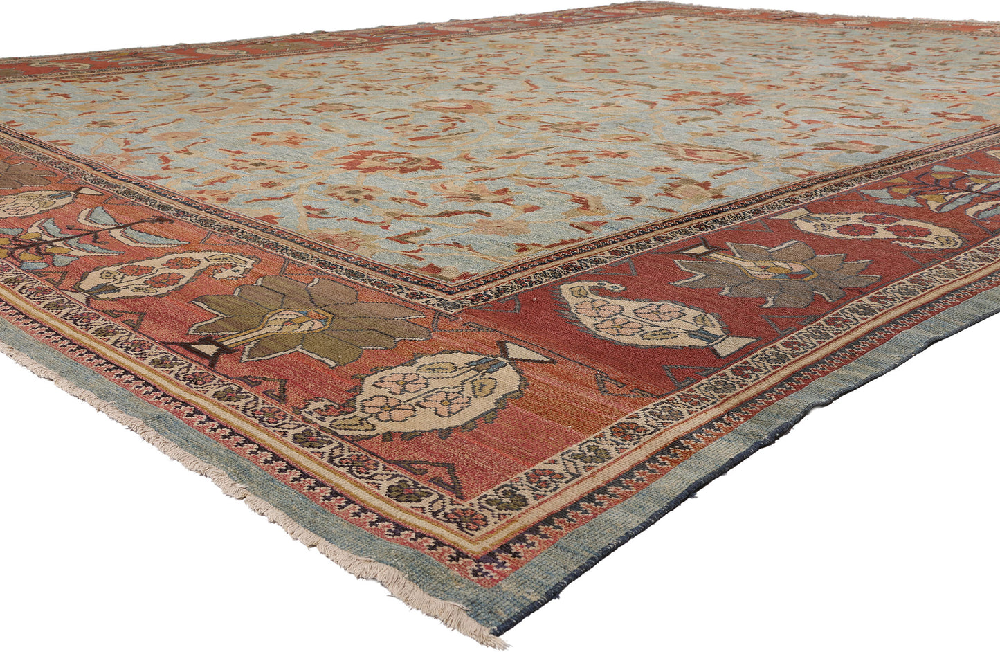 15 x 20 - Blue Antique Persian Sultanabad Rug - 79710