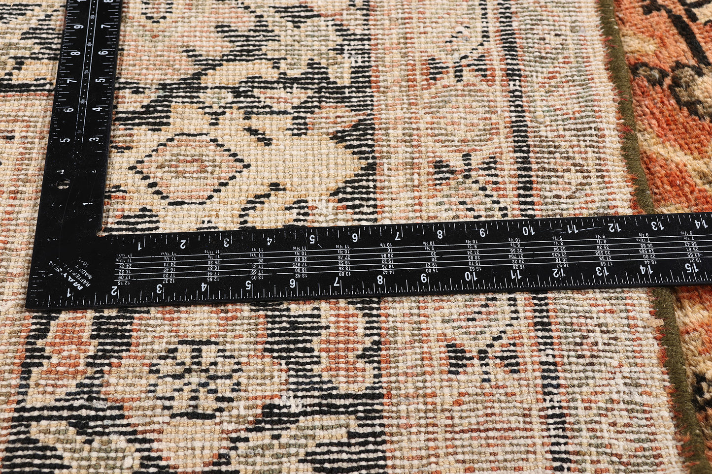 10 x 14 - Rust Antique Persian Mahal Rug - 79711